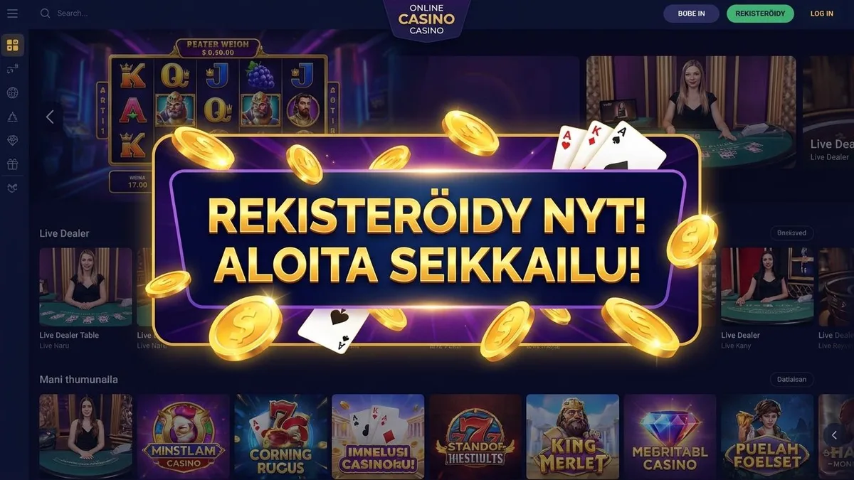 Rekisteröidy bonuksella